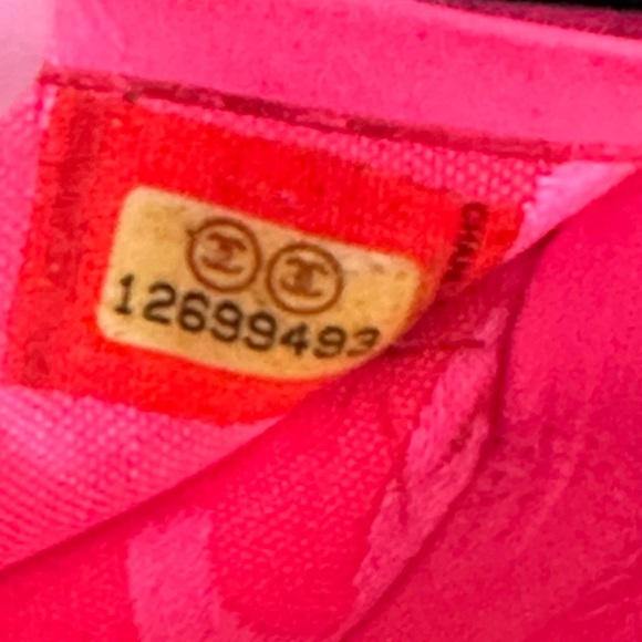 💯Authentic Calfskin Cambon Zip Around Organizer Wallet Black White 🍀 - Picture 17 of 17